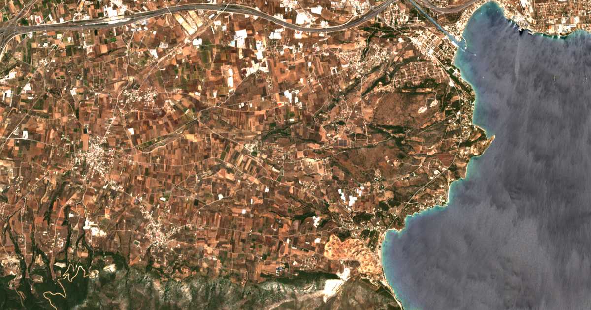 Satellitenkarte von Ágios Dimítrios