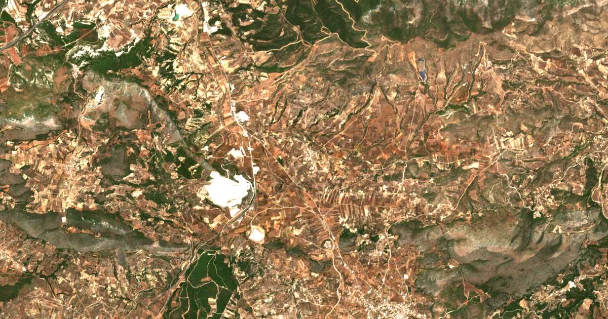 Satellitenkarte von Alamánnos