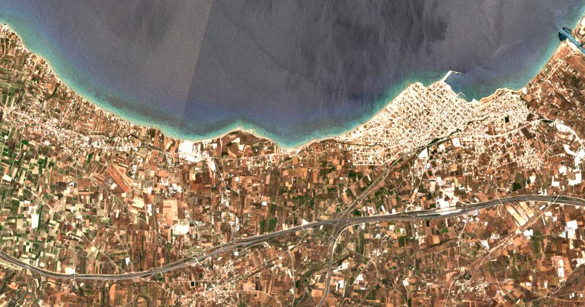 Satellitenkarte von Archaío Limáni