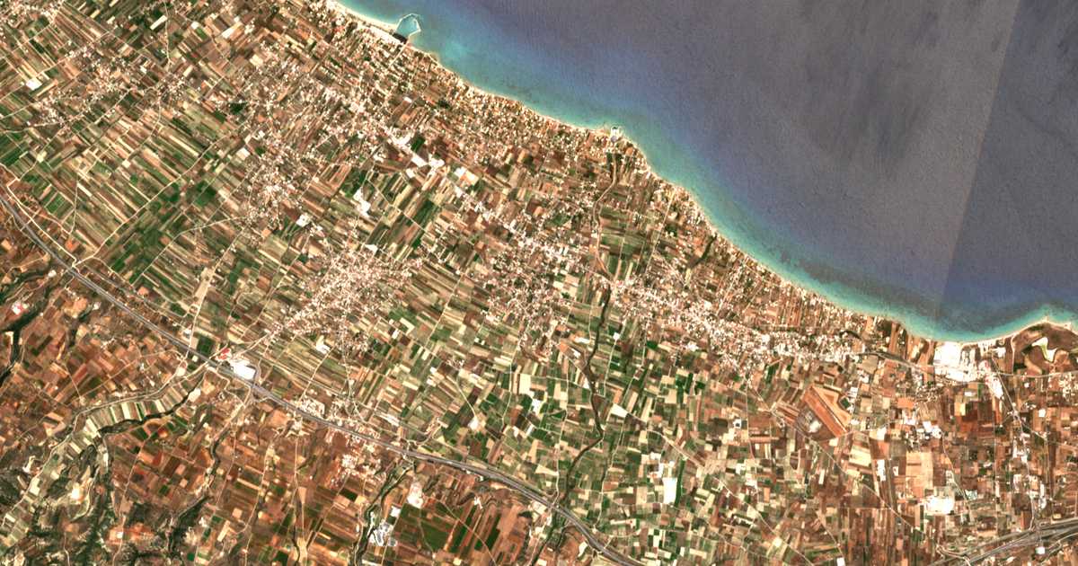 Satellitenkarte von Ássos