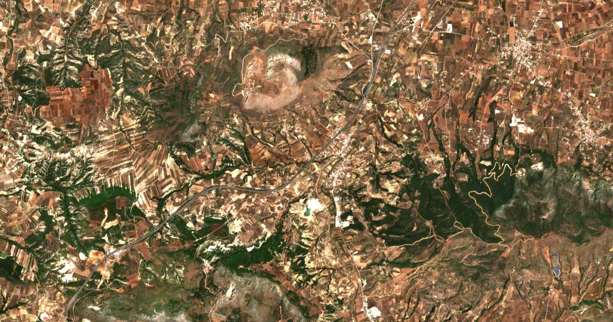 Satellitenkarte von Bekiánika