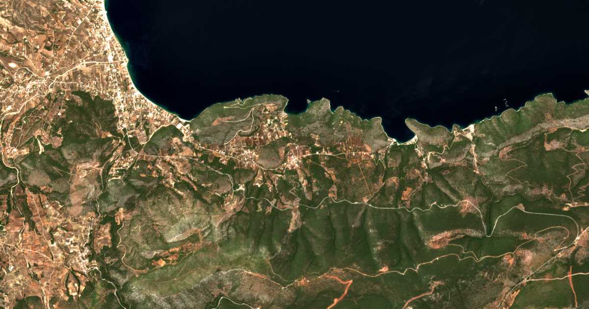 Satellitenkarte von Katakálion