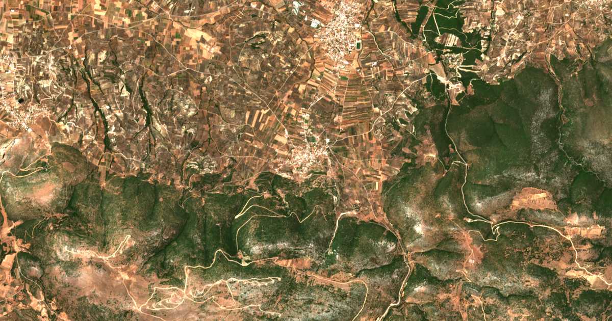 Satellitenkarte von Klénia