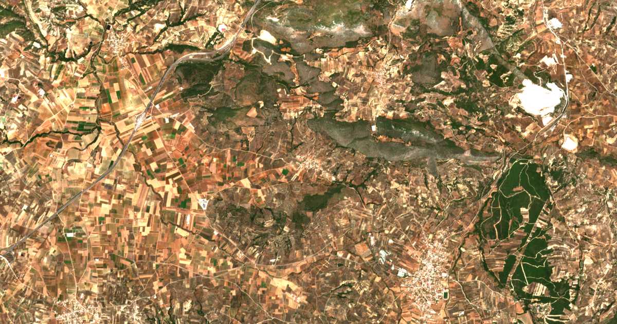 Satellitenkarte von Koutalás