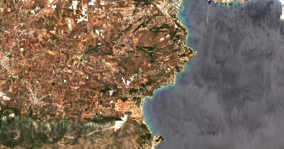Satellitenkarte von Panórama