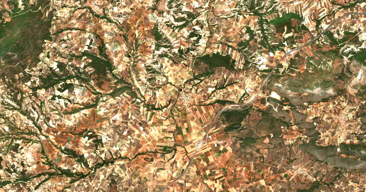 Satellitenkarte von Spathovoúnion