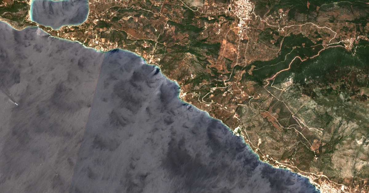 Satellitenkarte von Flámpouro