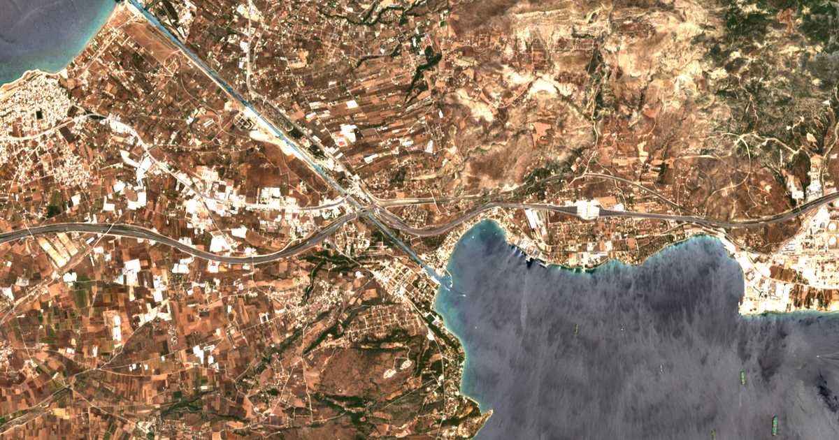 Satellitenkarte von Parádeisos