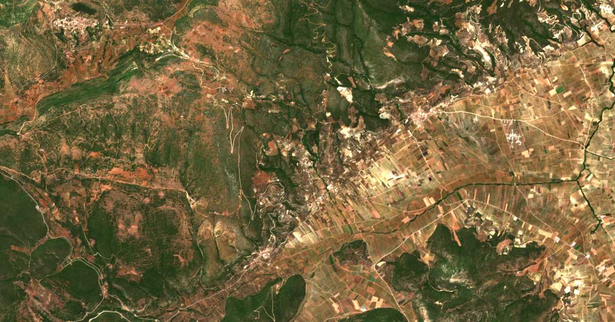 Satellitenkarte von Aidónia