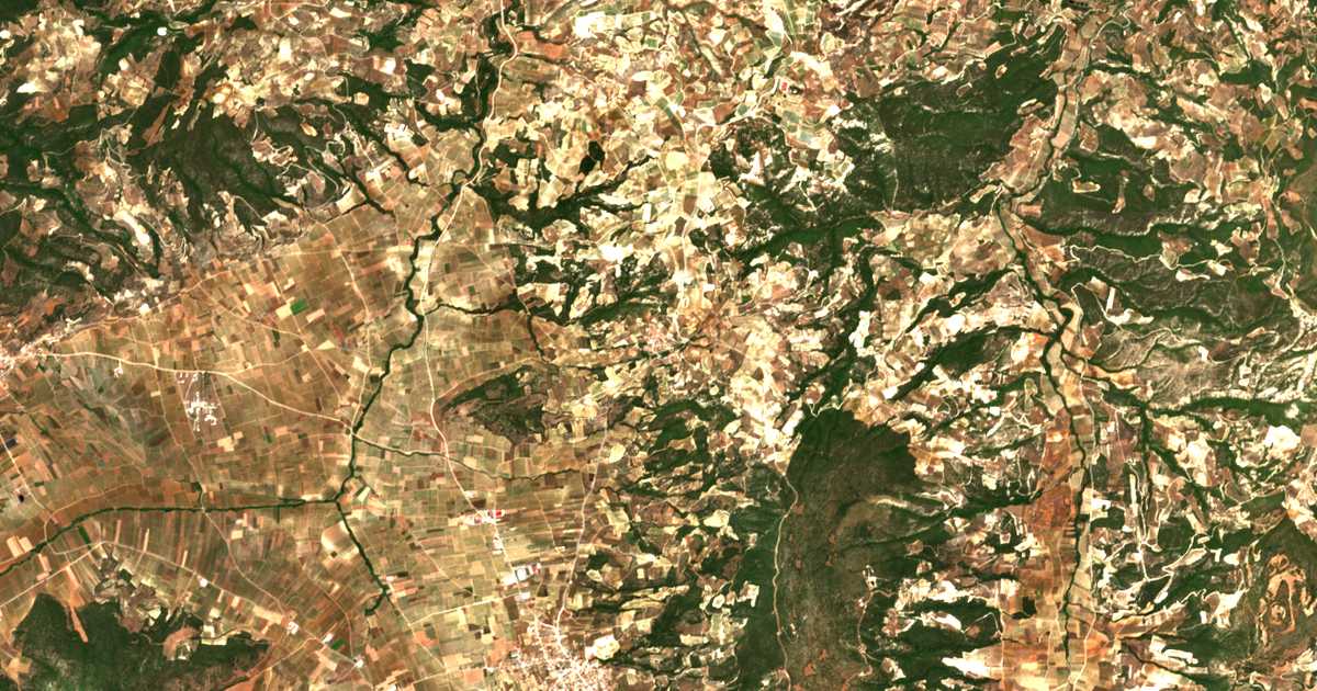 Satellitenkarte von Koútsion