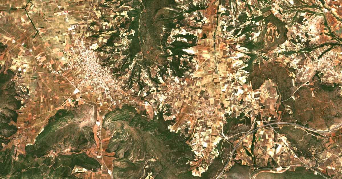 Satellitenkarte von Koutsomódion
