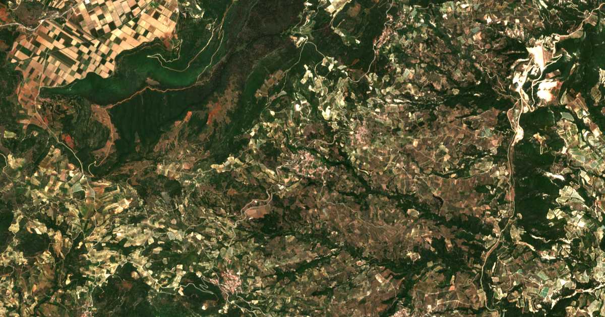 Satellitenkarte von Bozikás