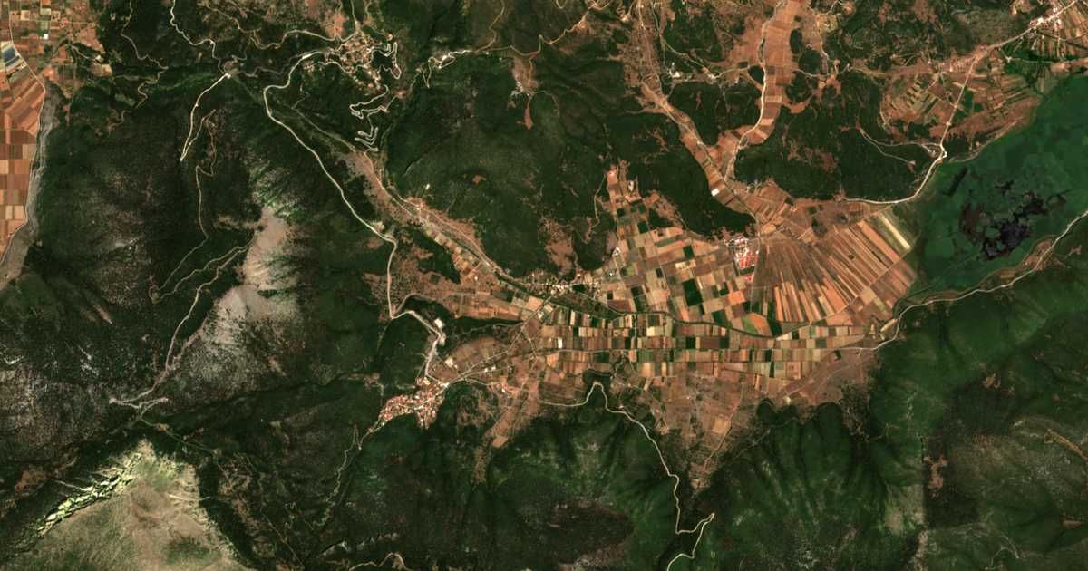 Satellitenkarte von Kartérion