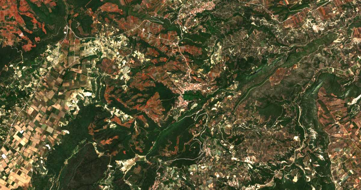 Satellitenkarte von Kryonérion