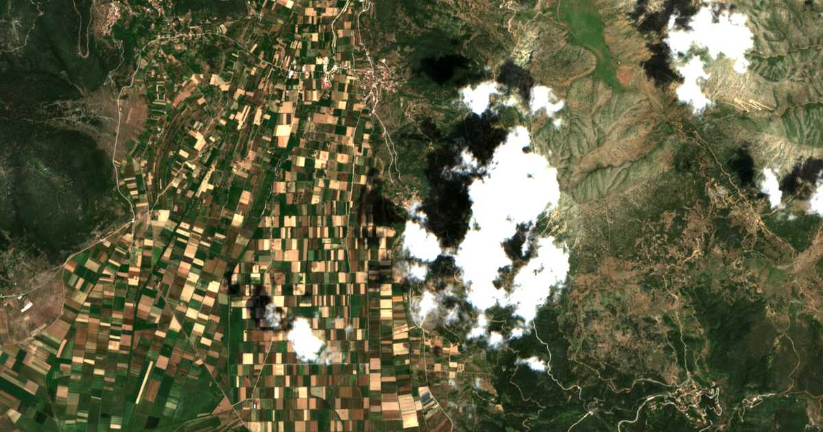 Satellitenkarte von Mosiá