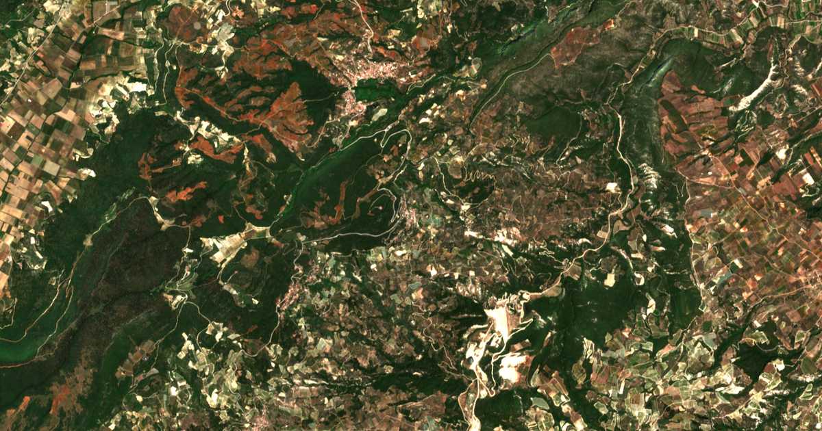 Satellitenkarte von Paradeísion