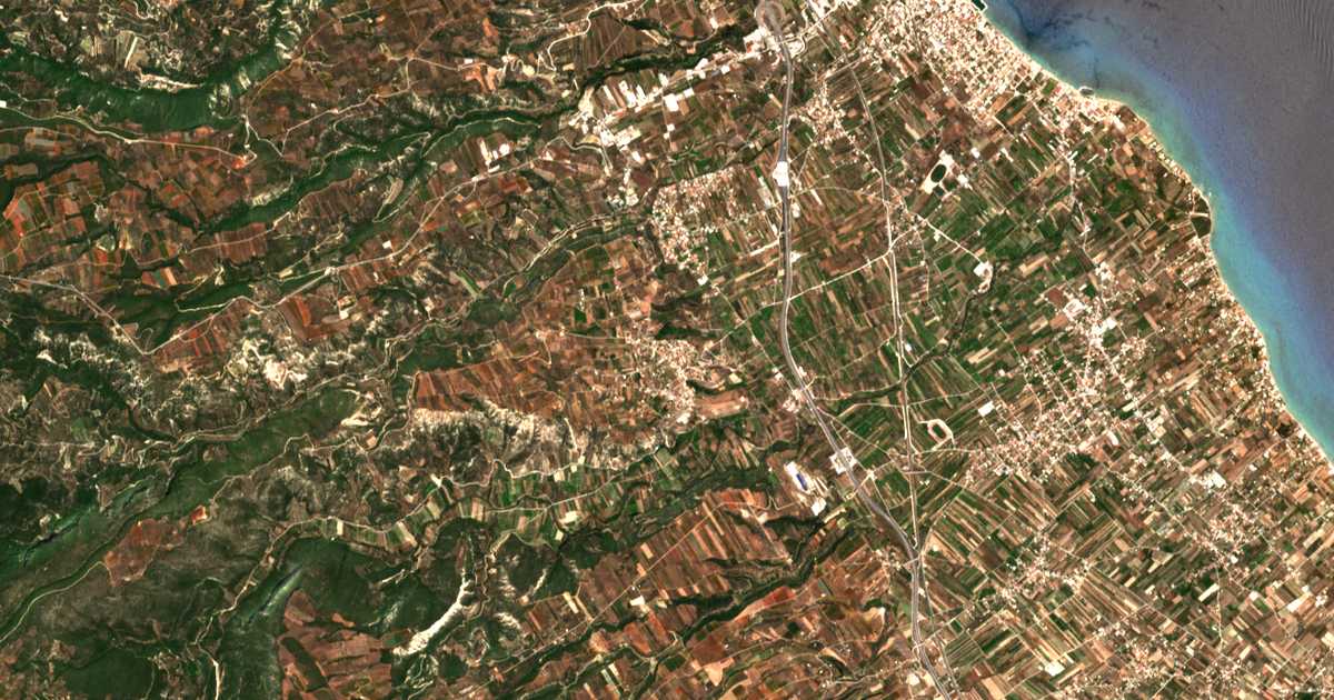 Satellitenkarte von Sikyon