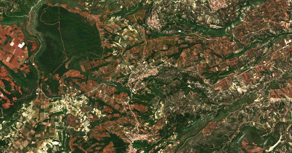 Satellitenkarte von Soúlion