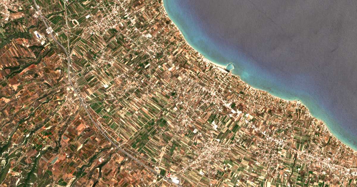 Satellitenkarte von Bolátion