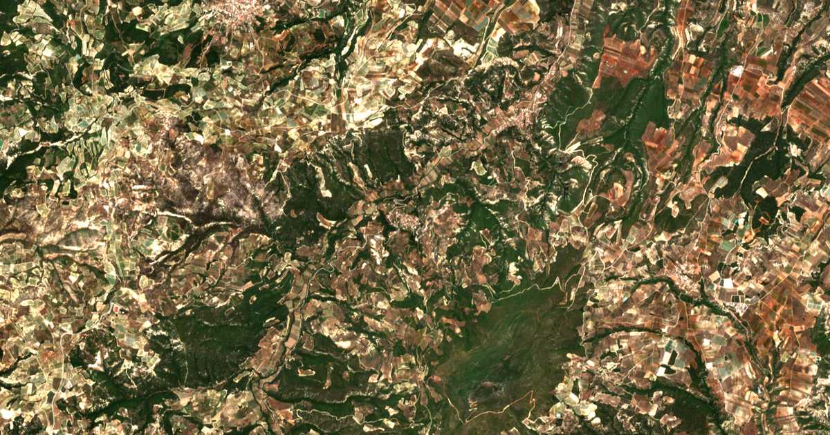Satellitenkarte von Chalkeíon