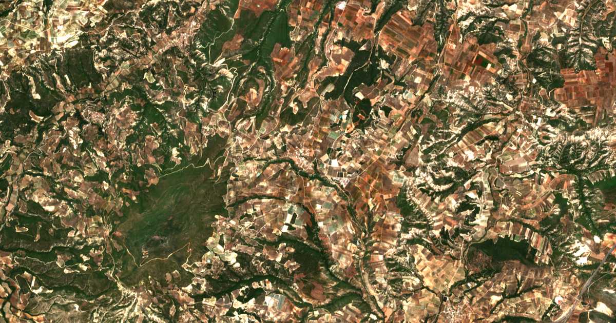 Satellitenkarte von Kaléntzion