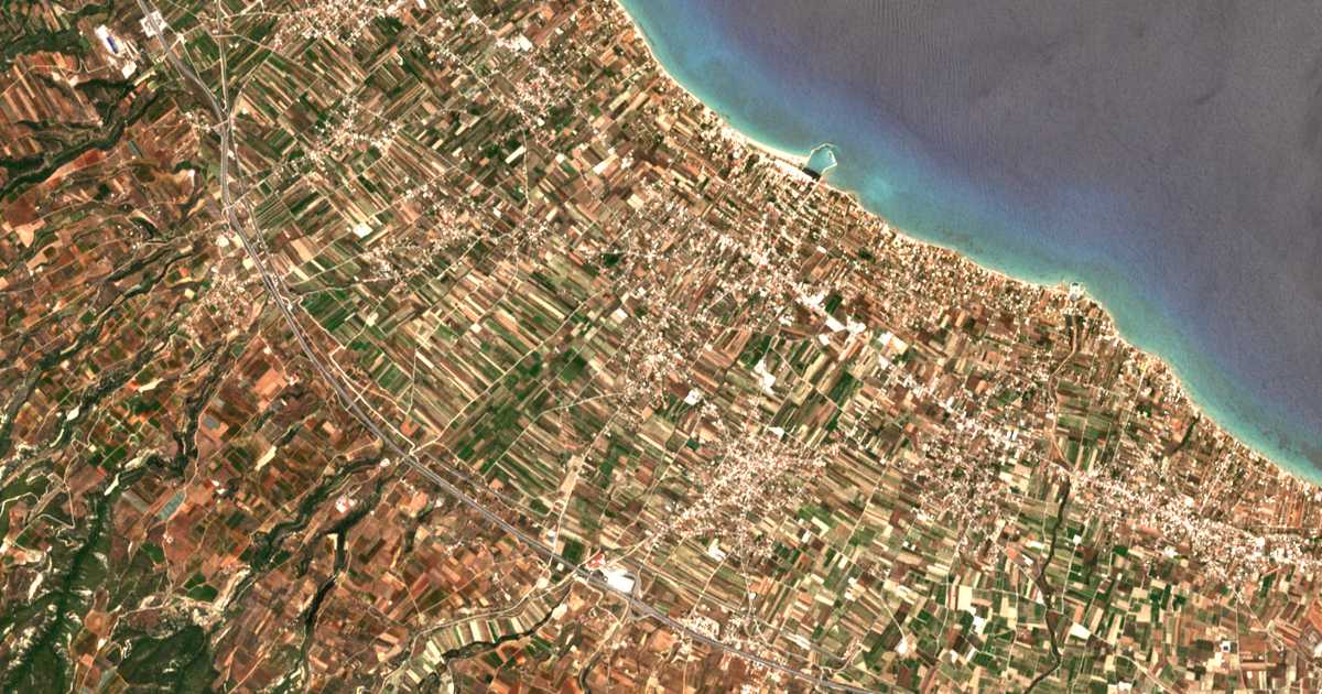 Satellitenkarte von Vochaïkón