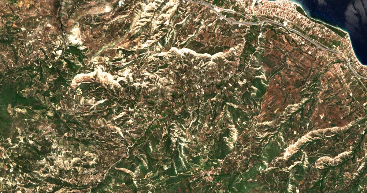 Satellitenkarte von Georgantaíika