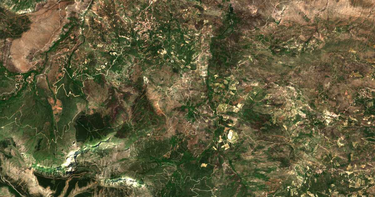 Satellitenkarte von Kallithéa