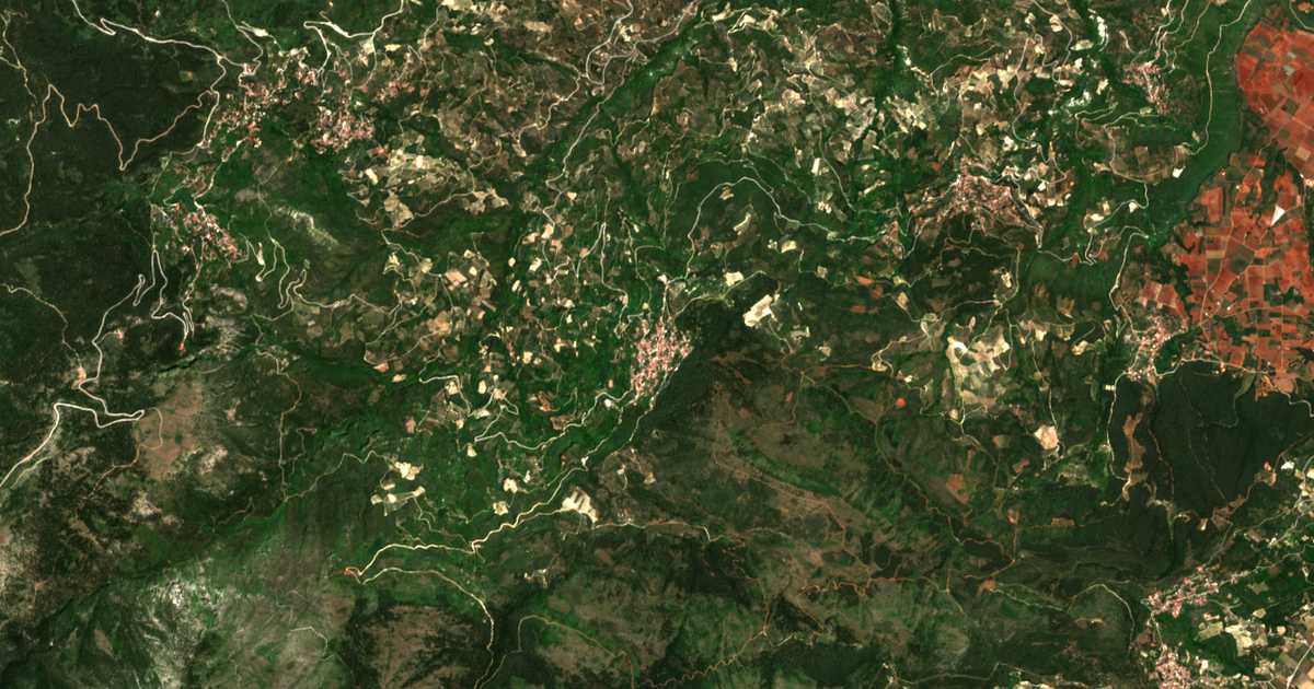 Satellitenkarte von Mánna