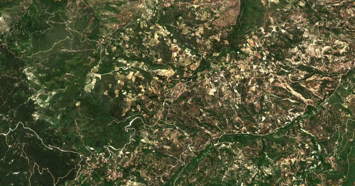 Satellitenkarte von Réthion