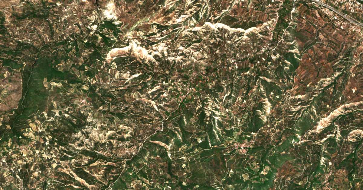 Satellitenkarte von Ríza