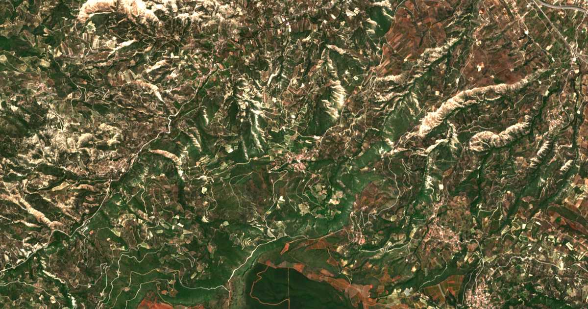 Satellitenkarte von Zemenón