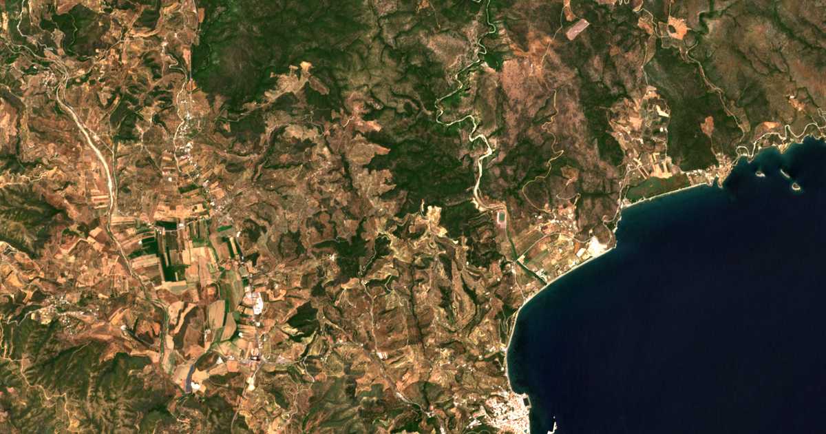 Satellitenkarte von Gyristá