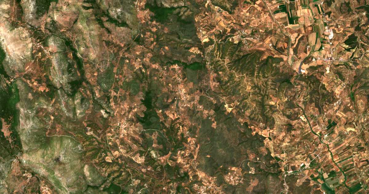 Satellitenkarte von Konákia