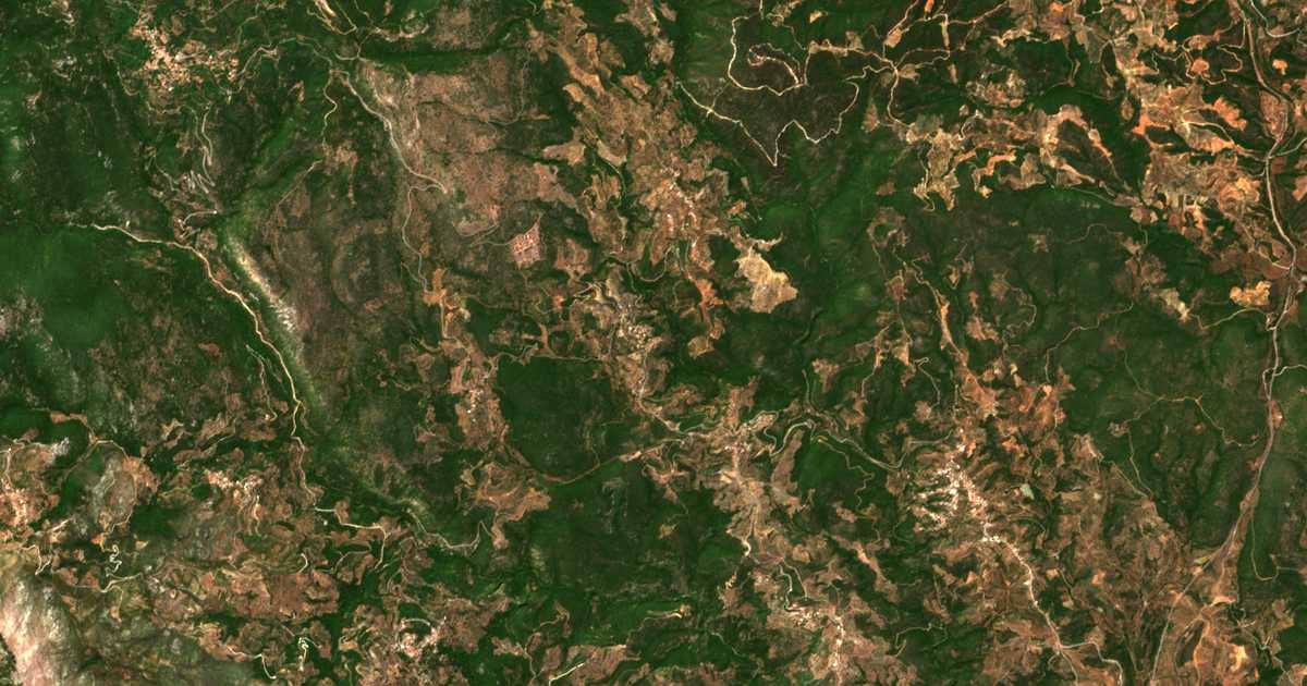 Satellitenkarte von Melitíni