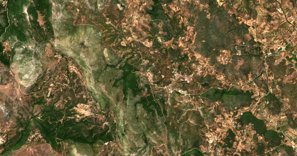 Satellitenkarte von Skamnákion