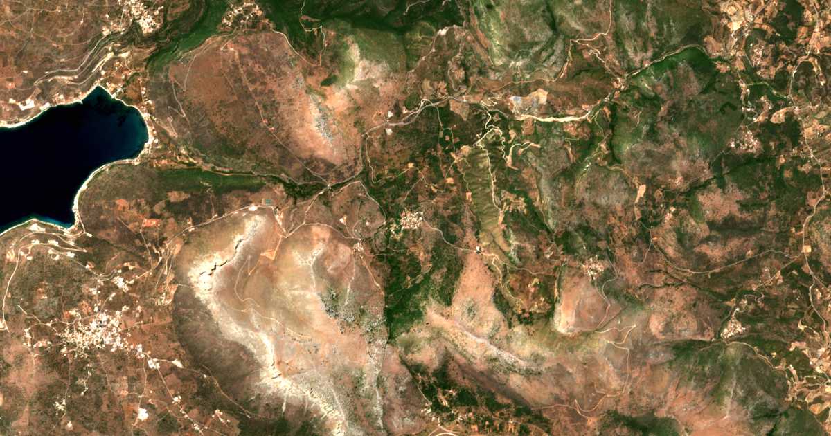 Satellitenkarte von Vachós