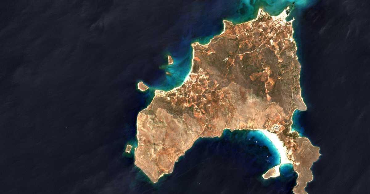 Satellitenkarte von Káto Nisí