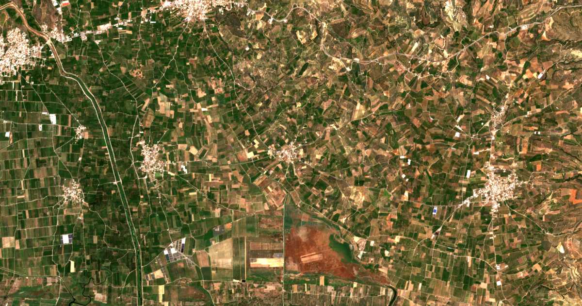 Satellitenkarte von Astérion
