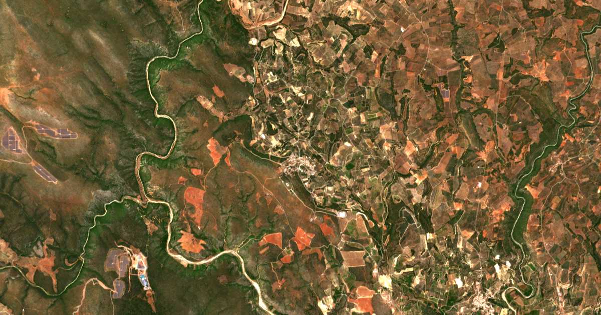 Satellitenkarte von Grámmousa