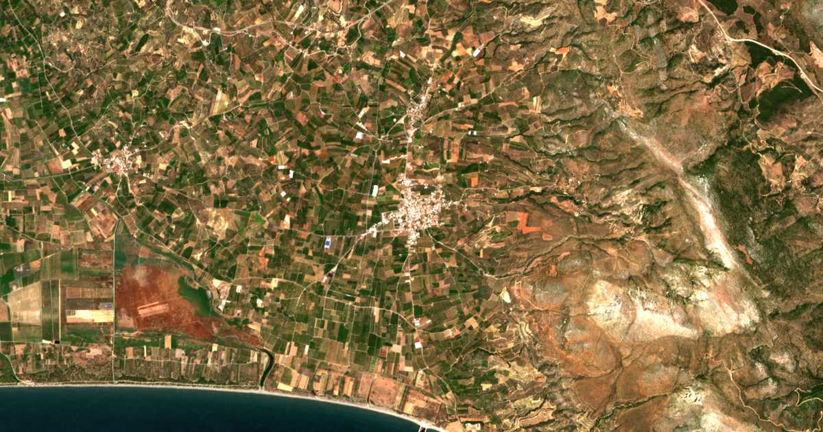 Satellitenkarte von Káto Glykóvrysi