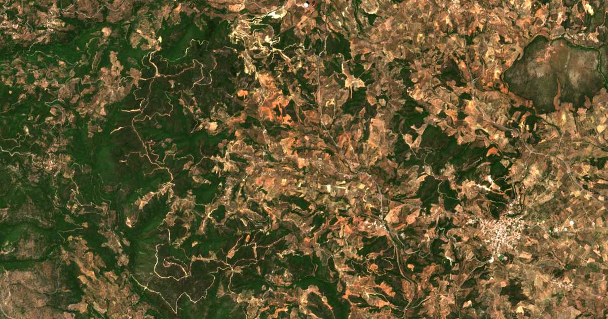 Satellitenkarte von Koumánoi