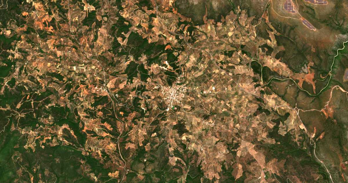 Satellitenkarte von Krokeaí