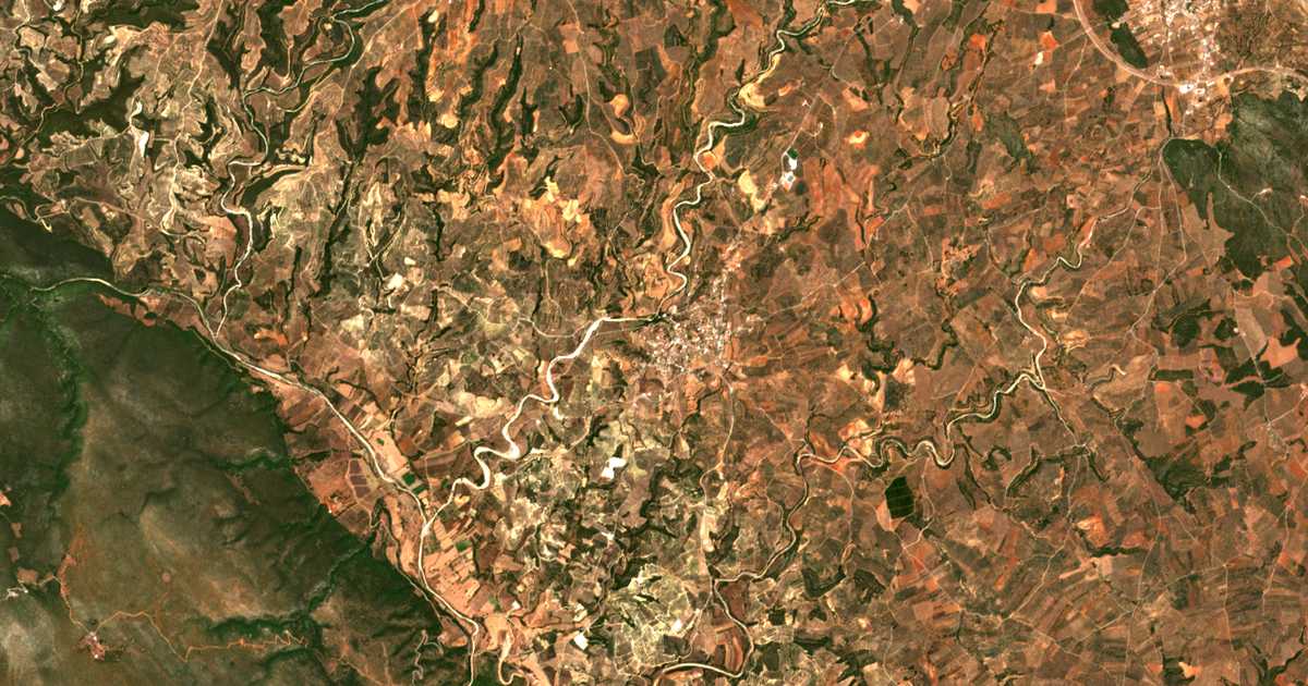 Satellitenkarte von Vrontamás
