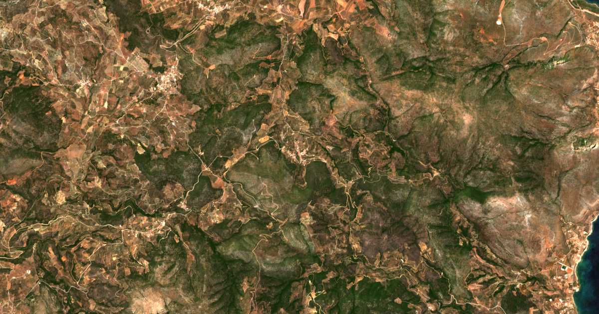 Satellitenkarte von Ágios Nikólaos