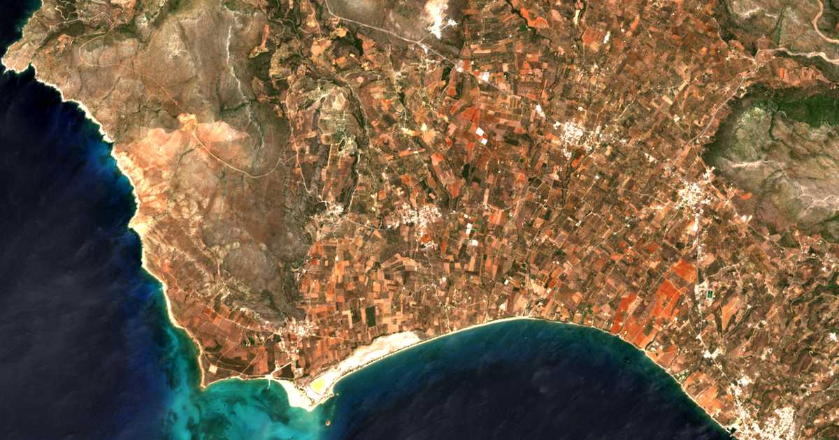 Satellitenkarte von Ágios Geórgios