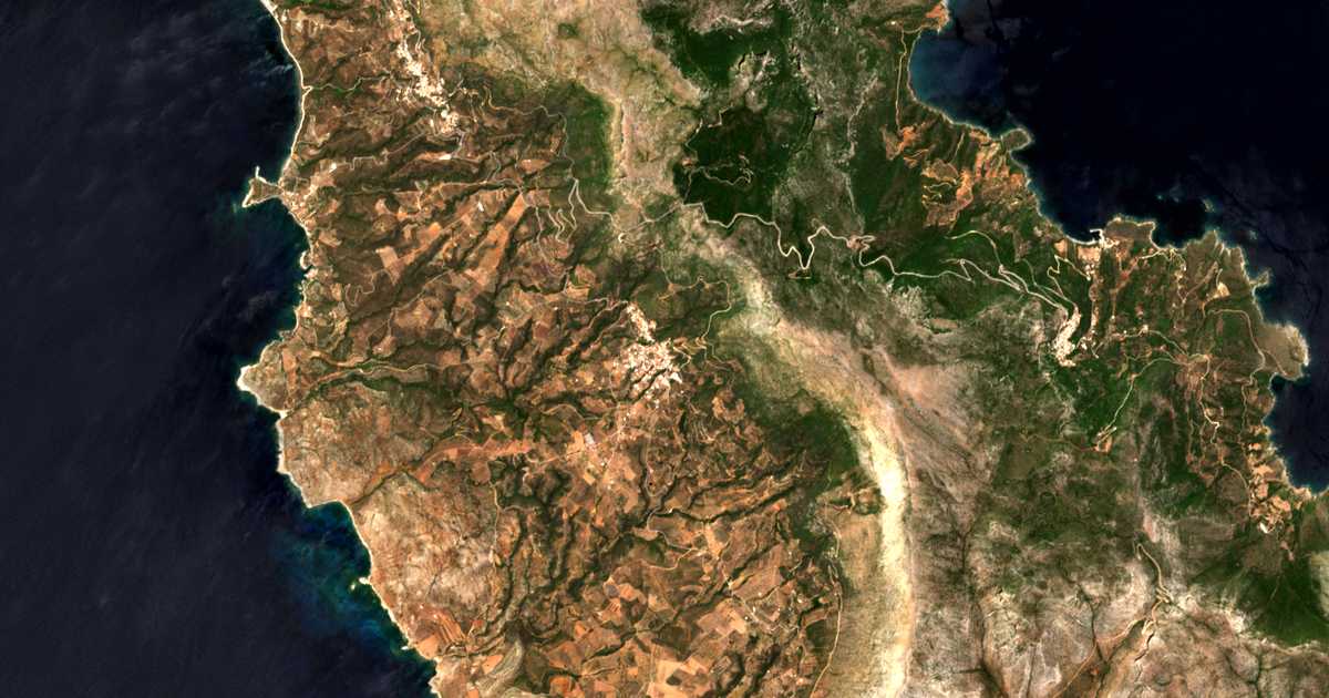 Satellitenkarte von Ágios Nikólaos