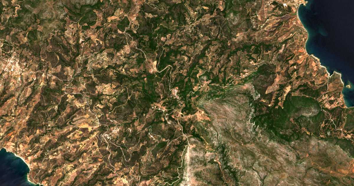 Satellitenkarte von Ellinikón