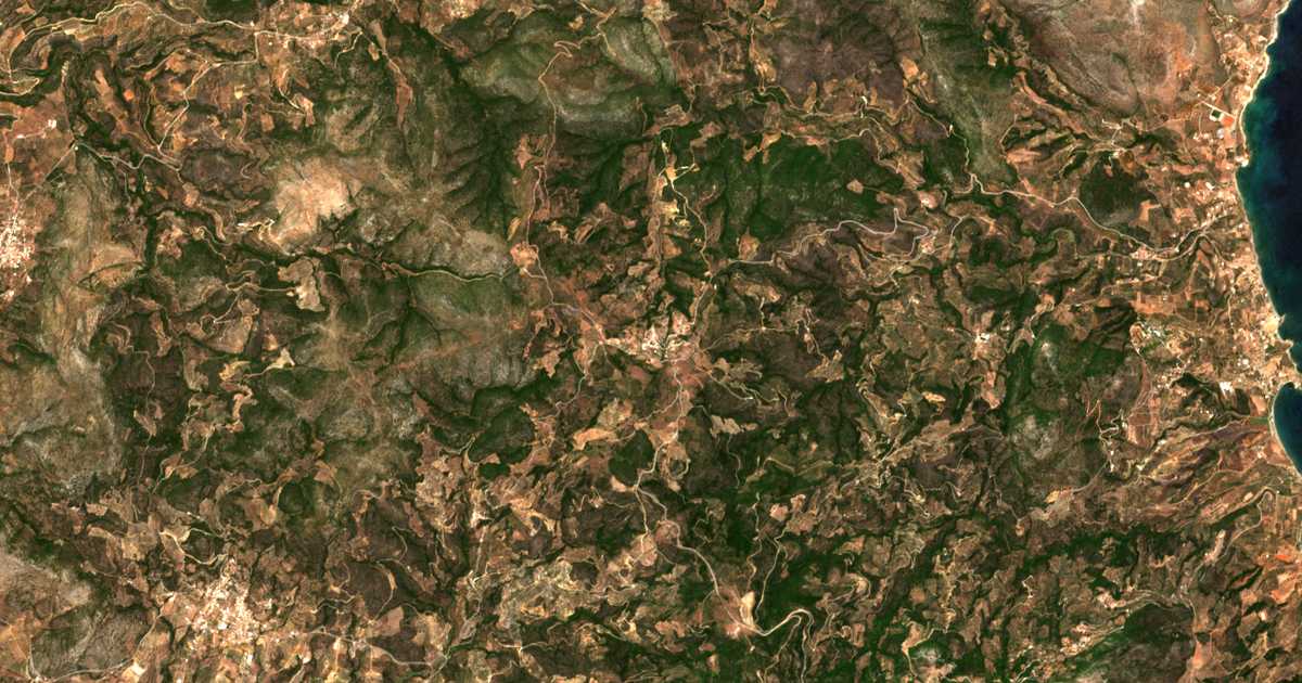 Satellitenkarte von Lirá