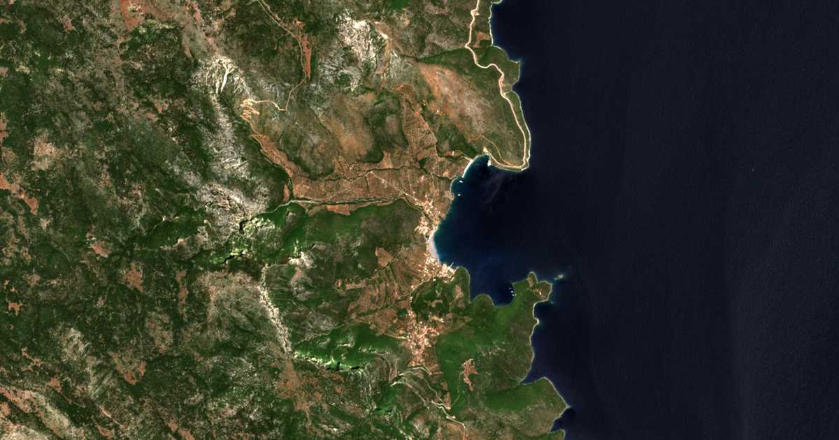 Satellitenkarte von Mitrópolis
